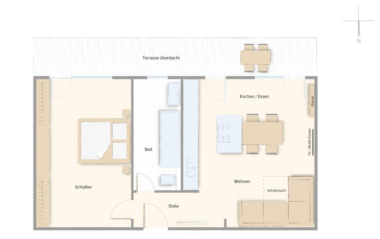 Moderne Ferienwohnung Nahe Swr Und Golfplatz بادن بادن المظهر الخارجي الصورة